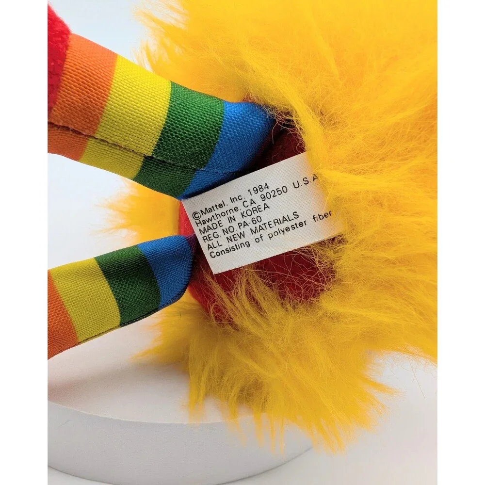 1984 Mattel Hallmark Rainbow Brite Hatful Leaf Plush Spark Sprite Doll 7